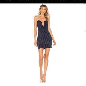 REVOLVE pinstripe dress